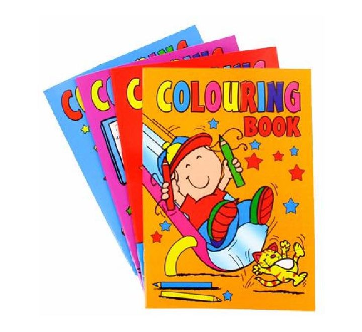 Colouring Book A4 Assorted 12pk