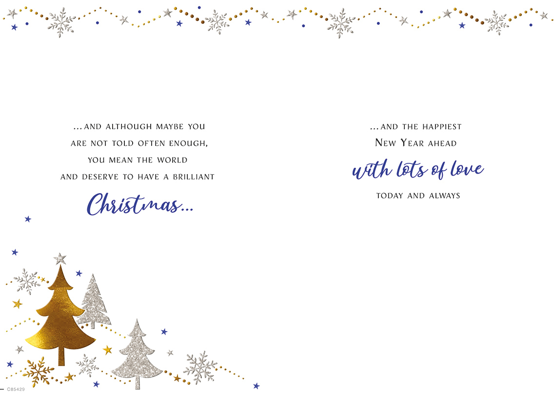 Regal 6 Pack C75 Cards Christmas Mum & Dad