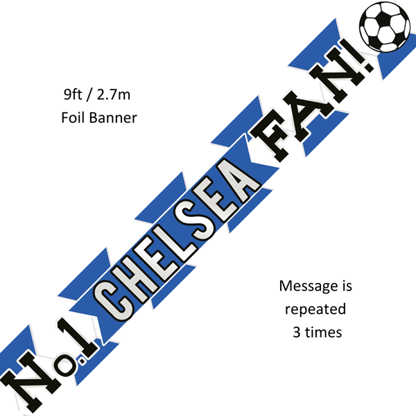 Sensations Banner No.1 Chelsea Fan 9ft