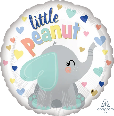 Anagram Little Peanut Elephant 18" Foil Balloon
