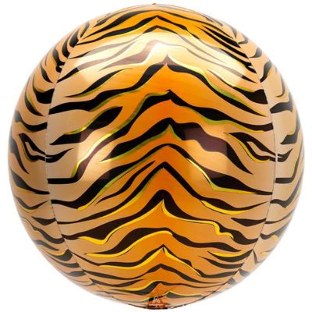 Anagram Foil Balloon 16" Orbz Animals Tiger Print