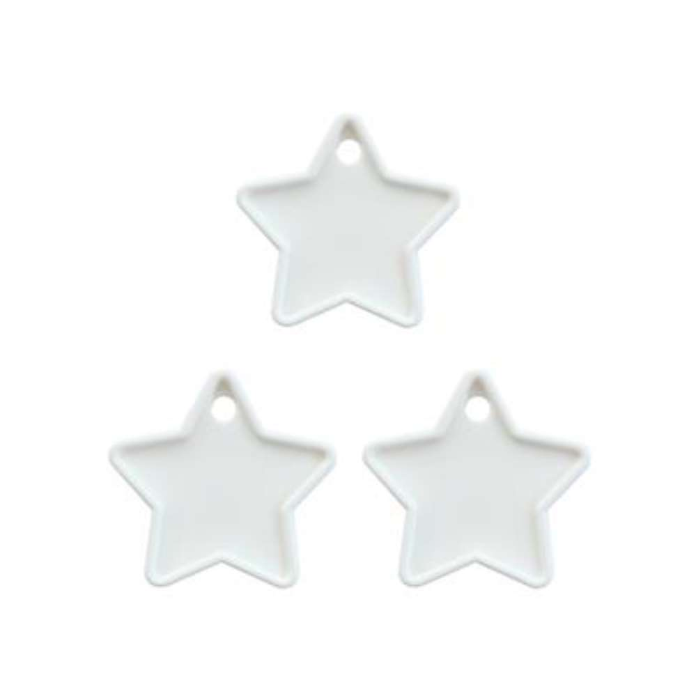 Sear 25 Pack Balloon Weight Star White 40g