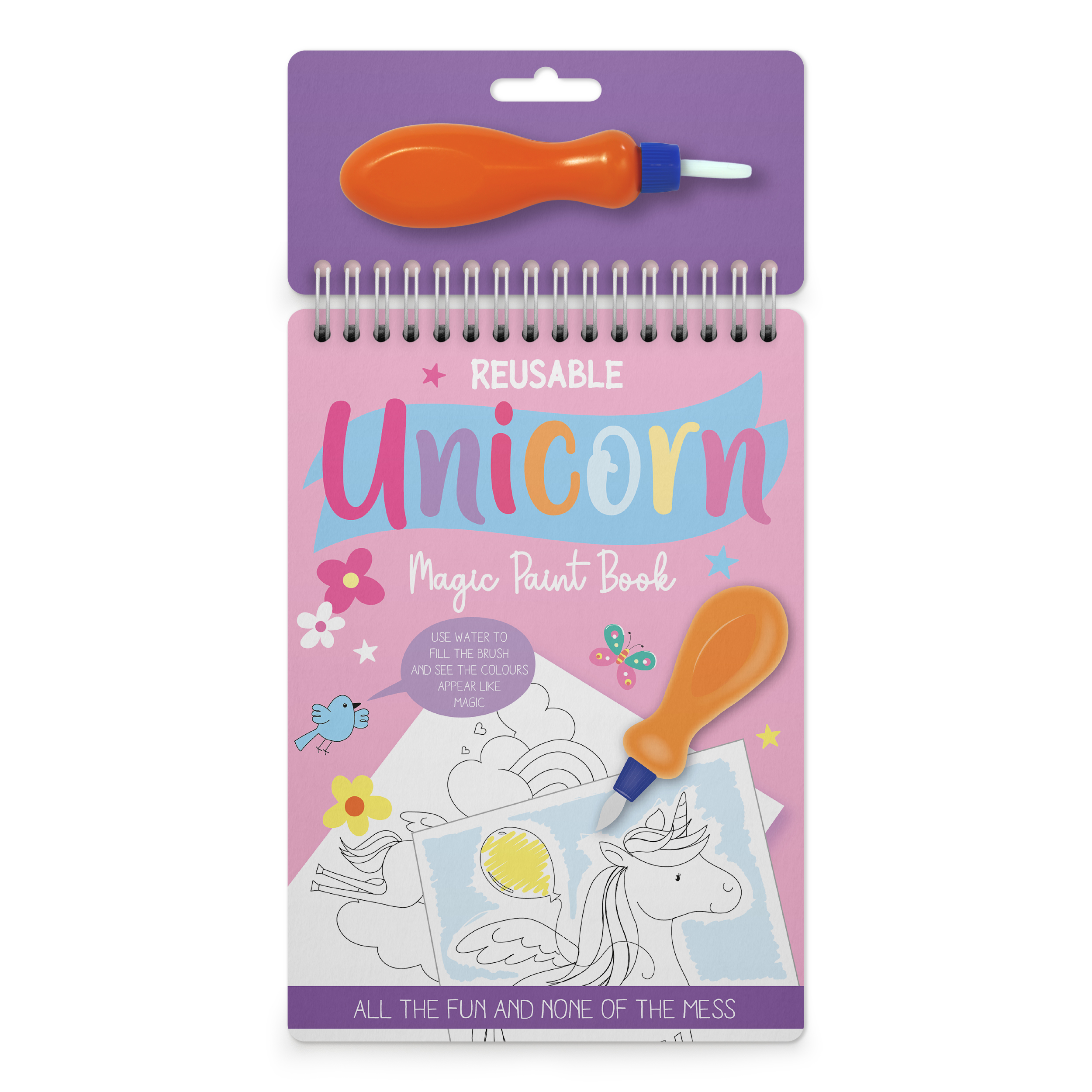 Eurowrap Magic Water Colour Book Unicorn