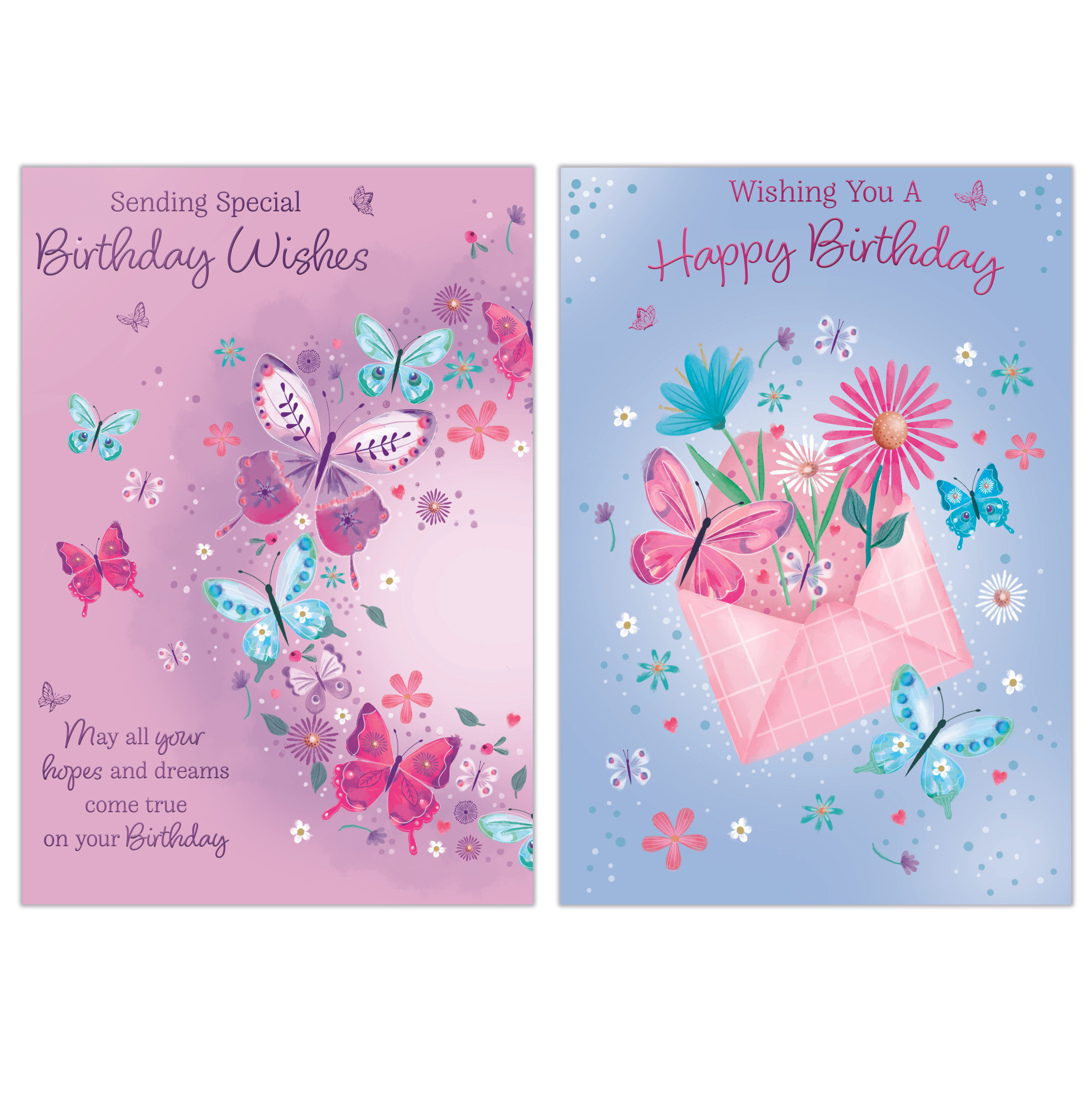 Poppyhill 12 Pack Cards C50 Birthday Open