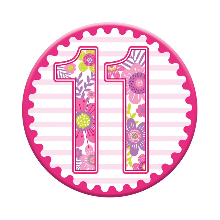 Small Badges Age 11 Female 6pk