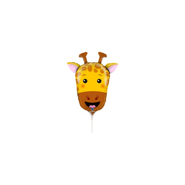 Giraffe Animal Head 14" Foil Balloon