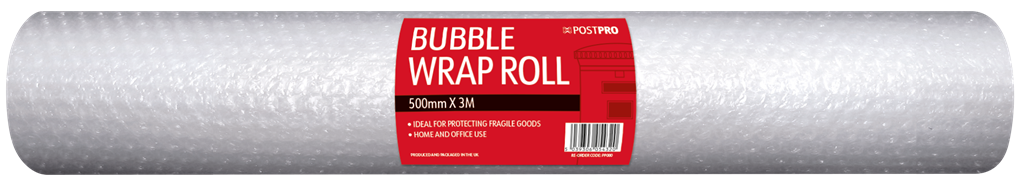 Bubble Wrap Roll Large 500mmx3m BGC Label