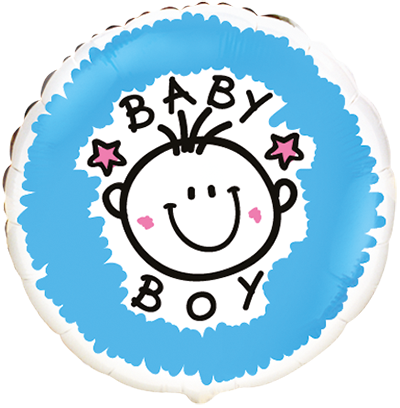 Flexmetal Foil Balloon Baby Boy 18