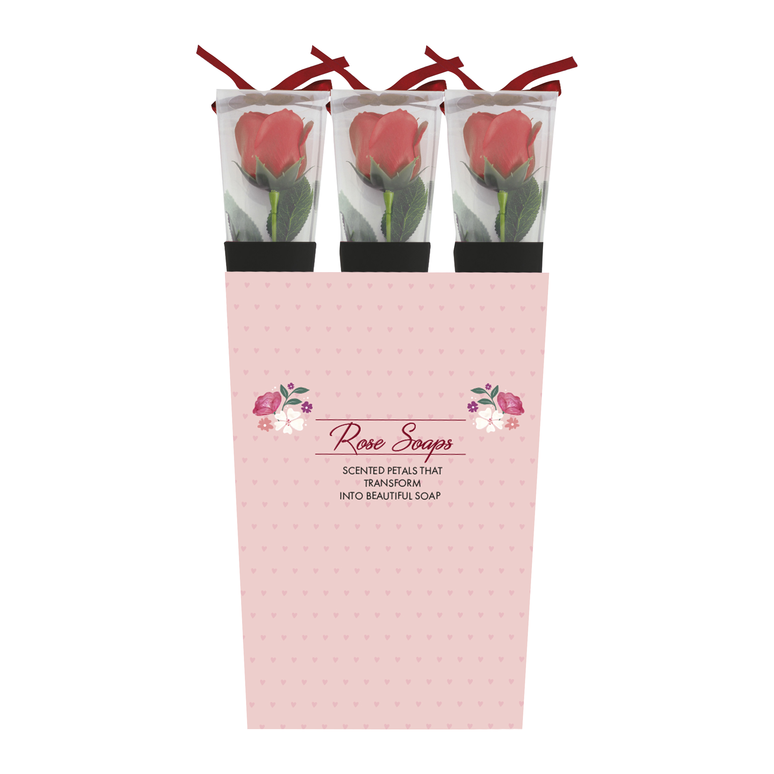 Soap Roses 40cm 9pk