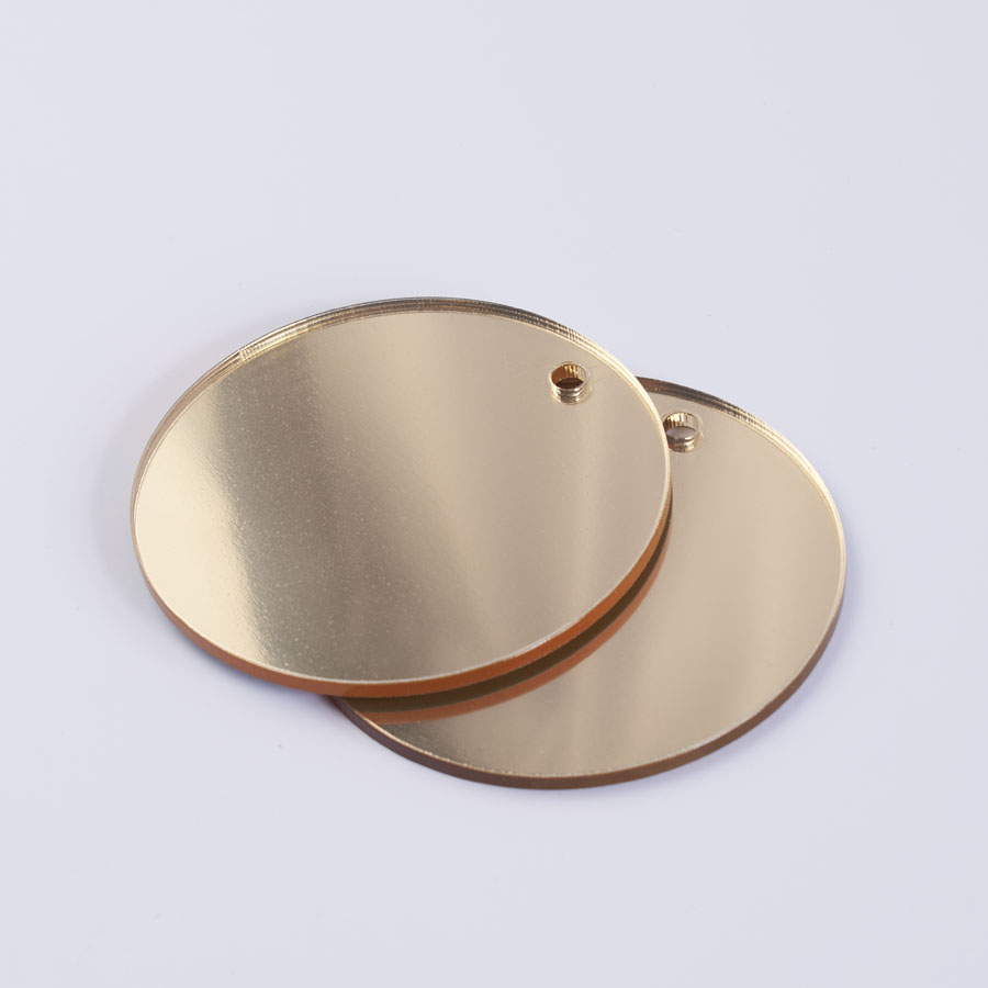 Nancy Loves Acrylic Tag Mirror Gold 600x400mm
