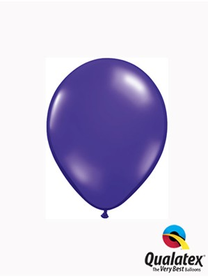 Qualatex Jewel Quartz Purple 5" Latex 100pk