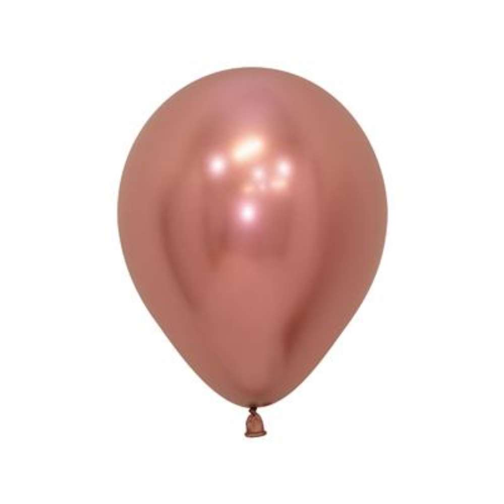 Sempertex Reflex Rose Gold 5" Latex Balloons 50pk
