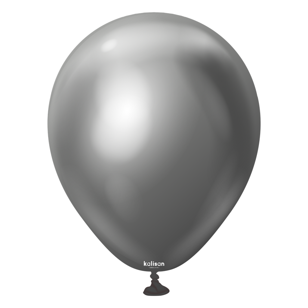 Kalisan Mirror Space Grey 5" Latex Balloons 100pk