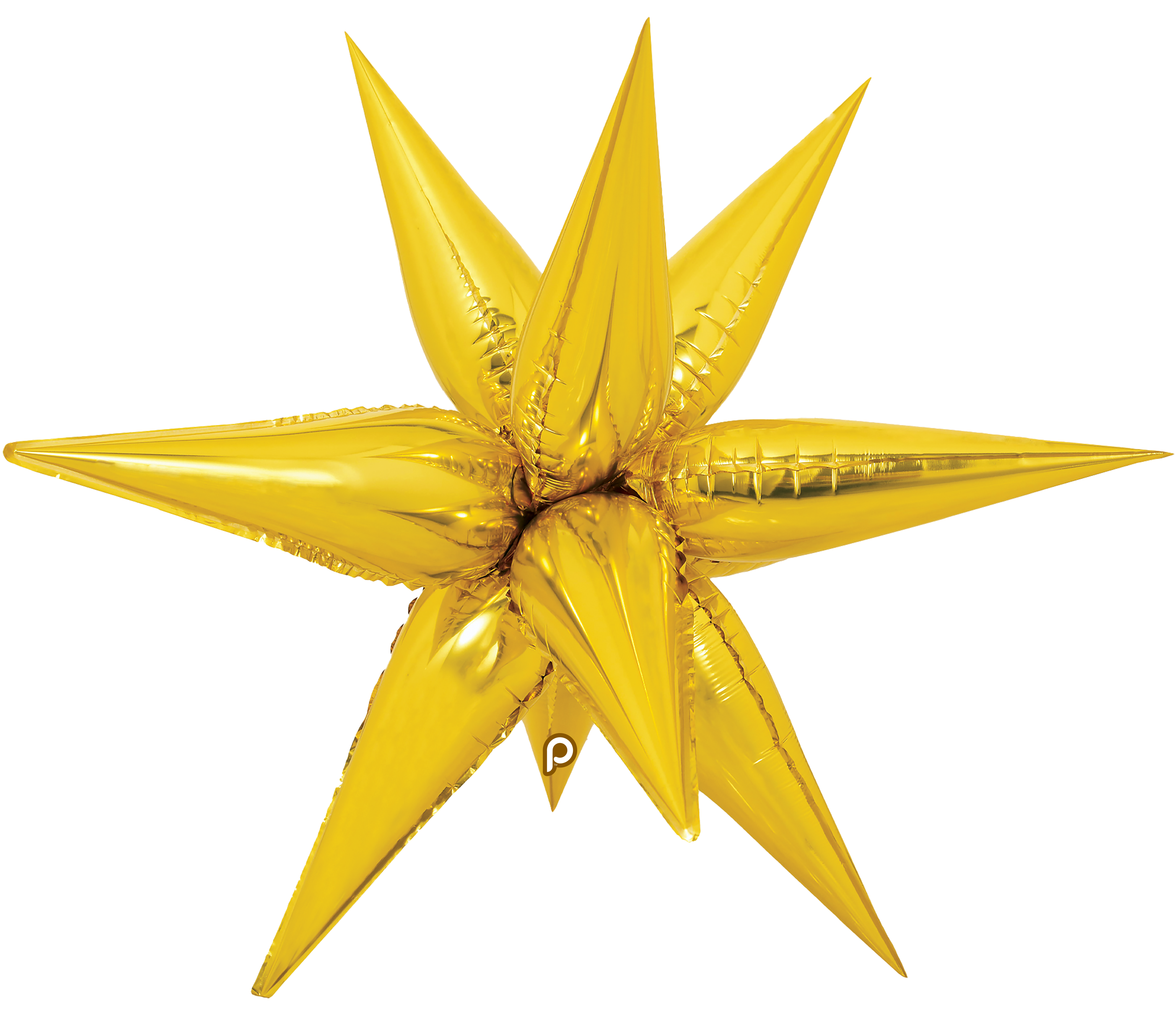 Prima Foil Balloon Gold Starburst 26"