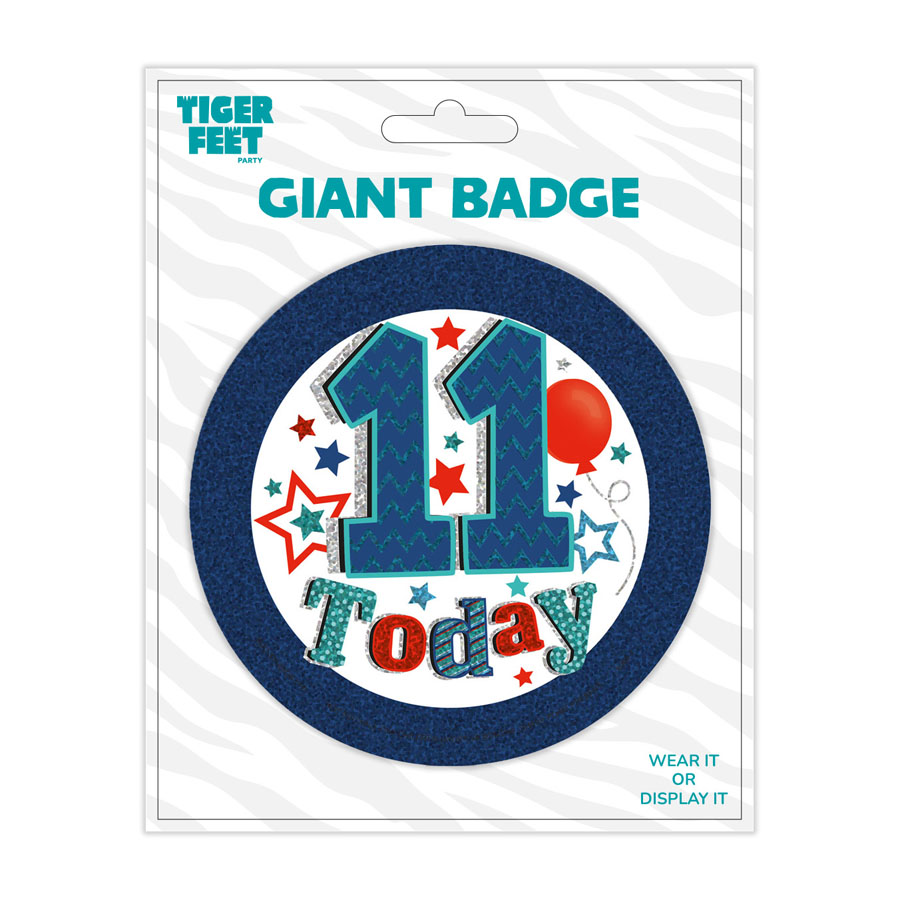 Big Badges Age 11 Male 6pk