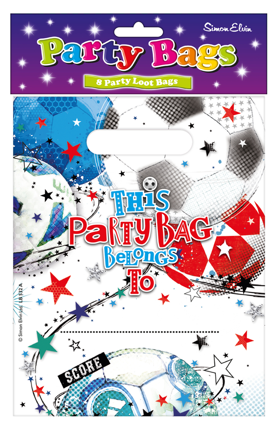 Football Party Bags 8pk