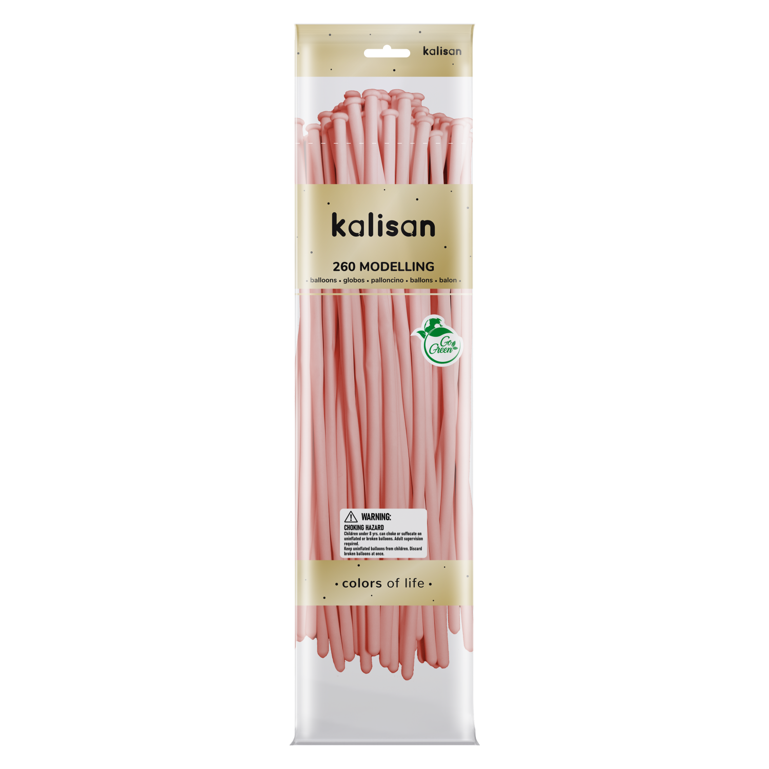 Kalisan 260M Nozzle Up Macaron Pink 50pk