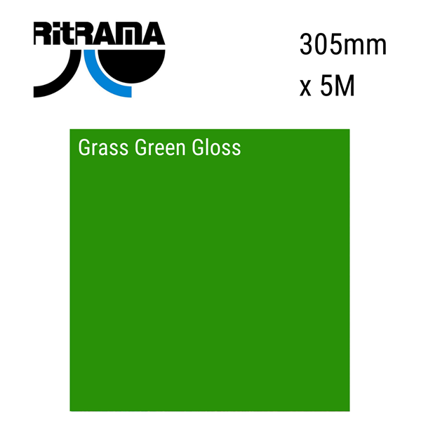 Ritrama Vinyl L Grade Gloss Grass Green 305mm x 5m