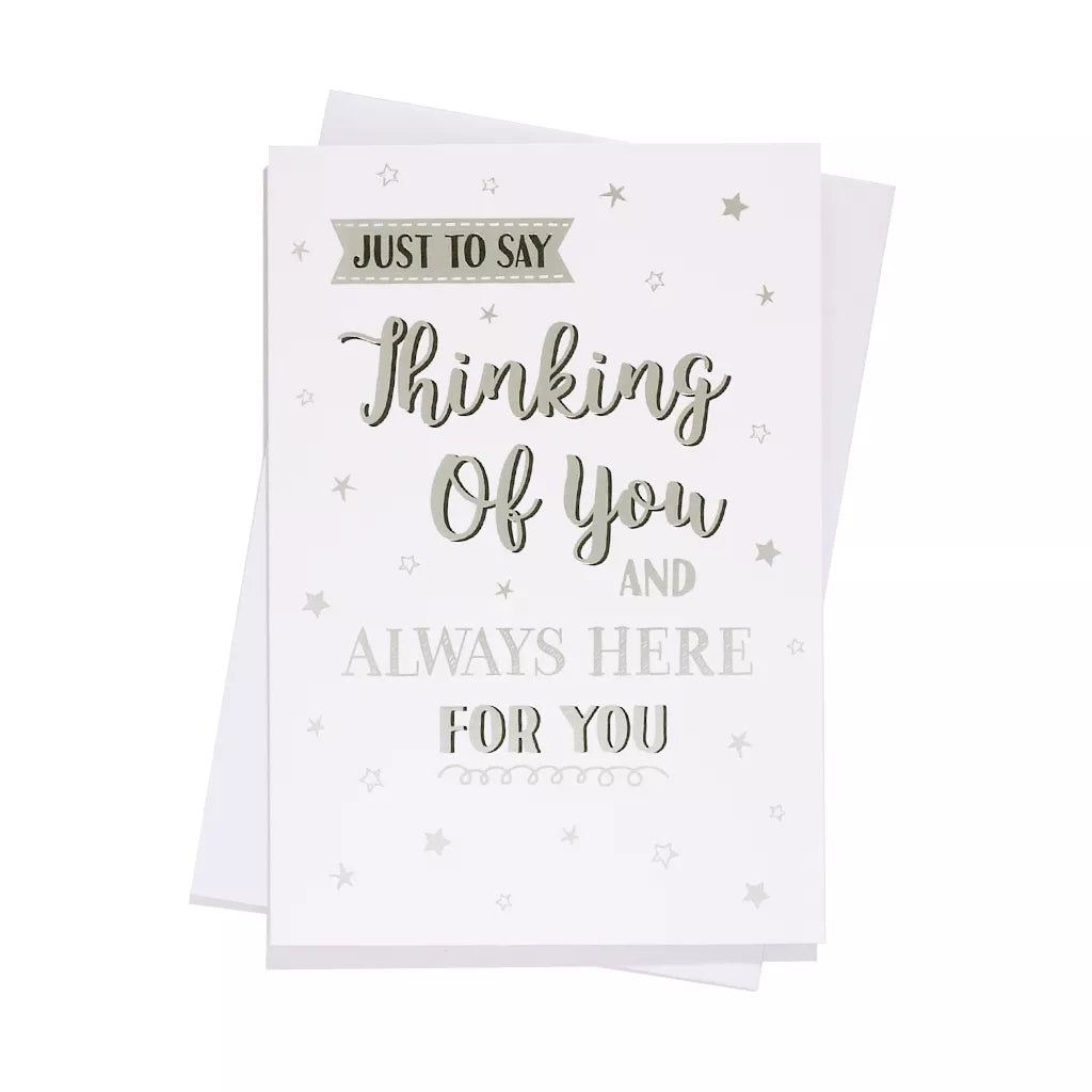 Kingsley C50 Thinking Of You greeting cards, set of 6, featuring floral and heartfelt designs for special occasions.