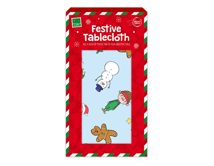 Christmas Character Tablecloth 180x120cm