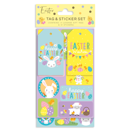 Eurowrap Easter Tag & Sticker Set