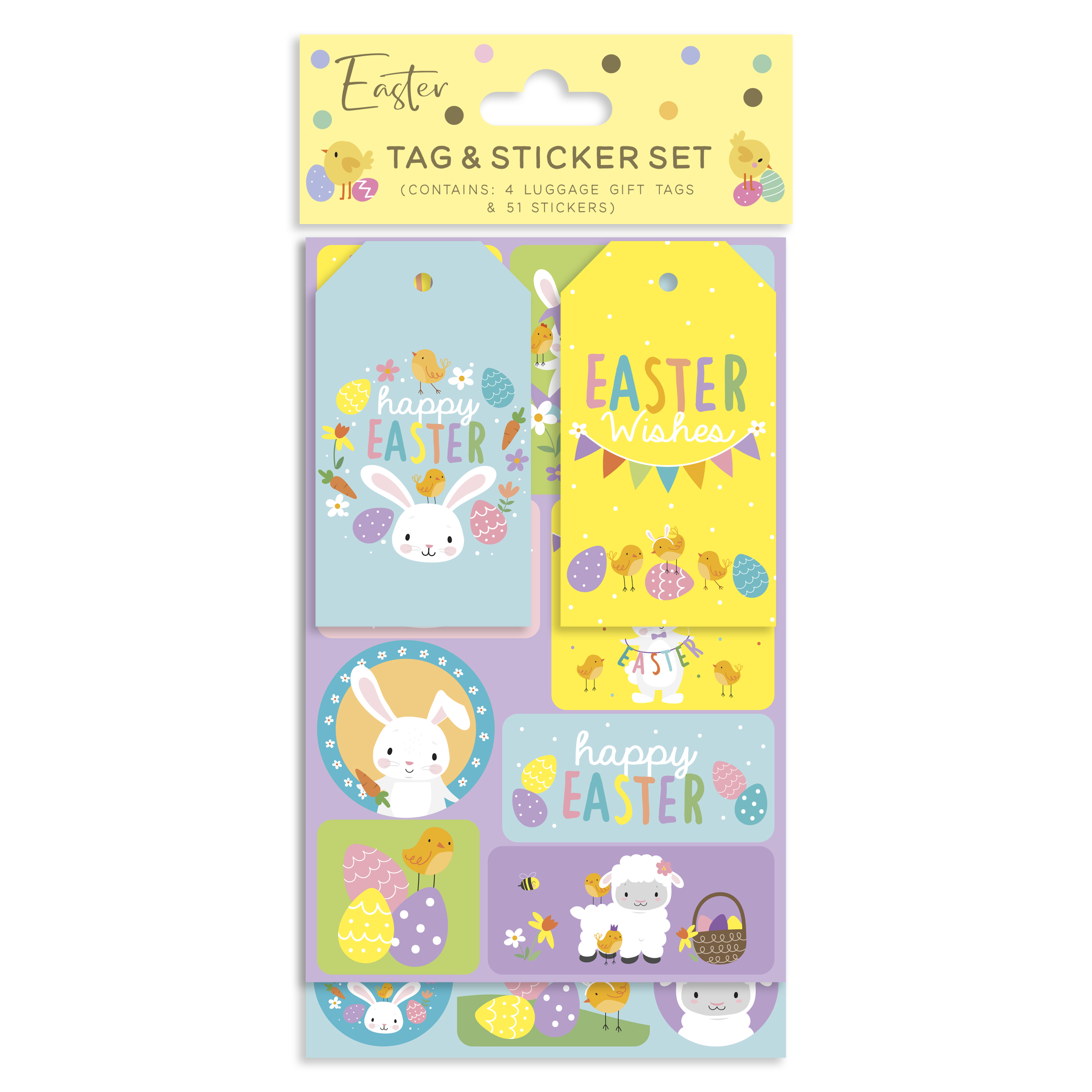 Eurowrap Easter Tag & Sticker Set