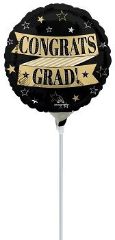 Anagram Congrats Grad 9" Foil Balloon