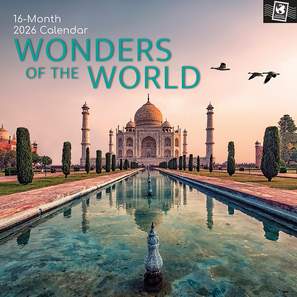 Gifted Stationery Calendar Wonders Of The World 20