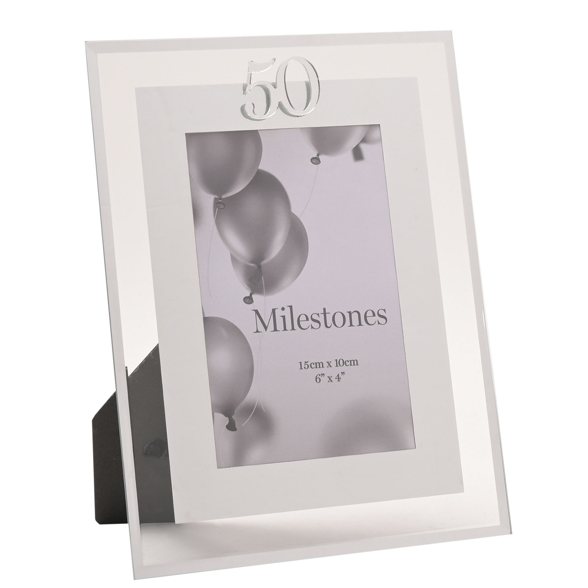 Milestones Frame Silver Age 50 4x6
