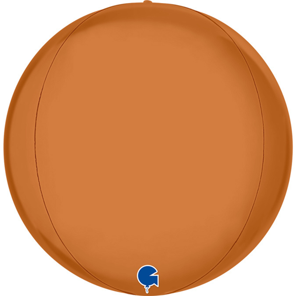 Grabo Foil Balloon Satin Caramel Globe 15"