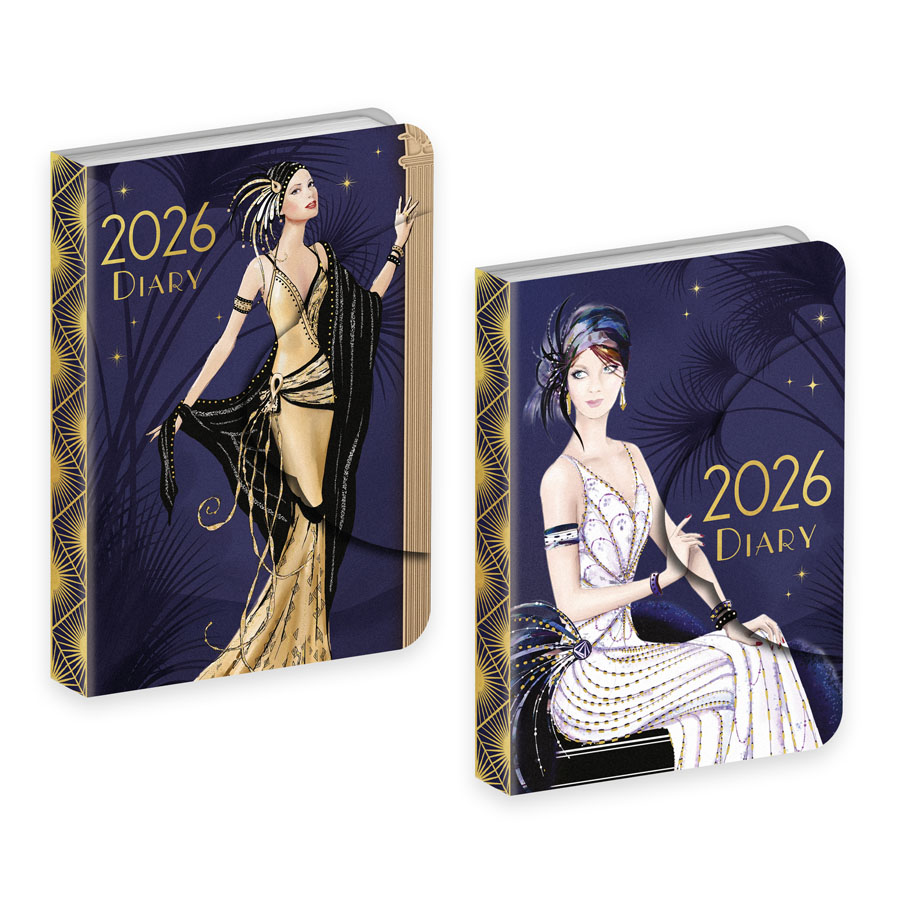 Diary Mini Claire Coxon Art Deco 2027 24pk