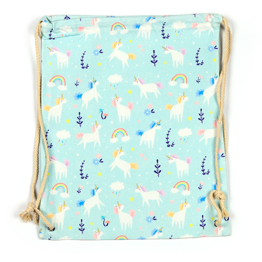Canvas Drawstring Bag Unicorn Magic