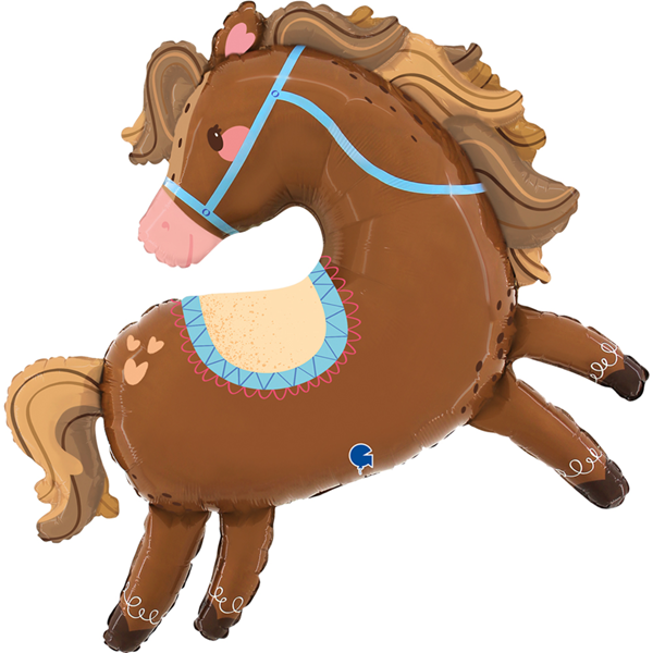 Grabo Lovely Horse 37" Large Foil Balloon