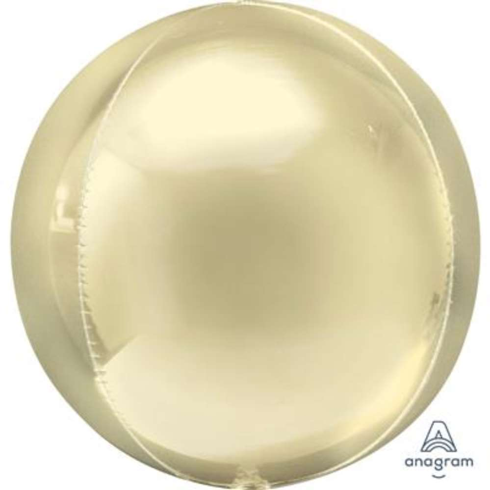 Anagram Foil Balloon 16" Orbz Pastel Yellow