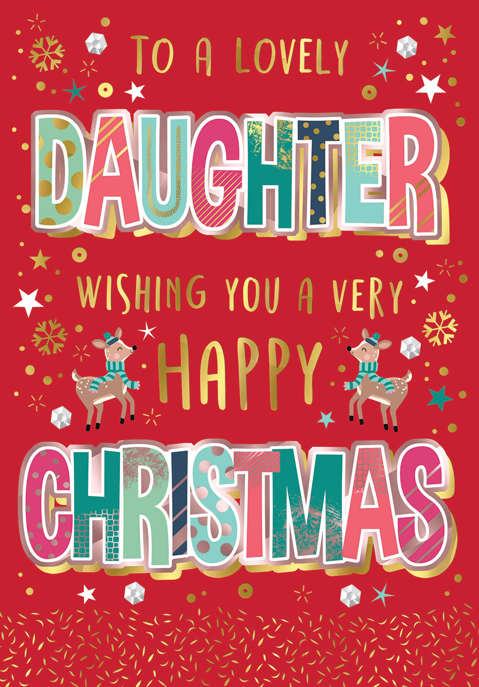 Regal 6 Pack M6 Cards Christmas Daughter