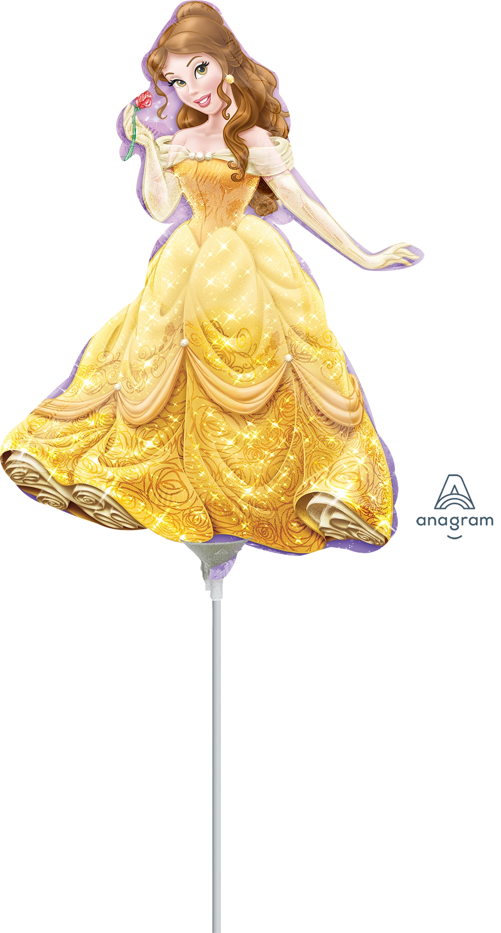 Anagram Disney Belle 14" Air Fill Foil Balloon