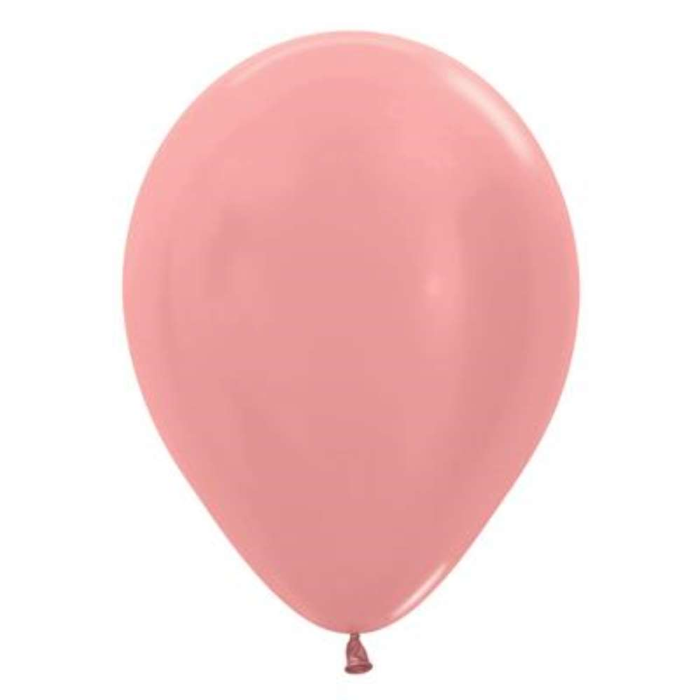Sempertex Metallic Rose Gold 5" Latex 100pk