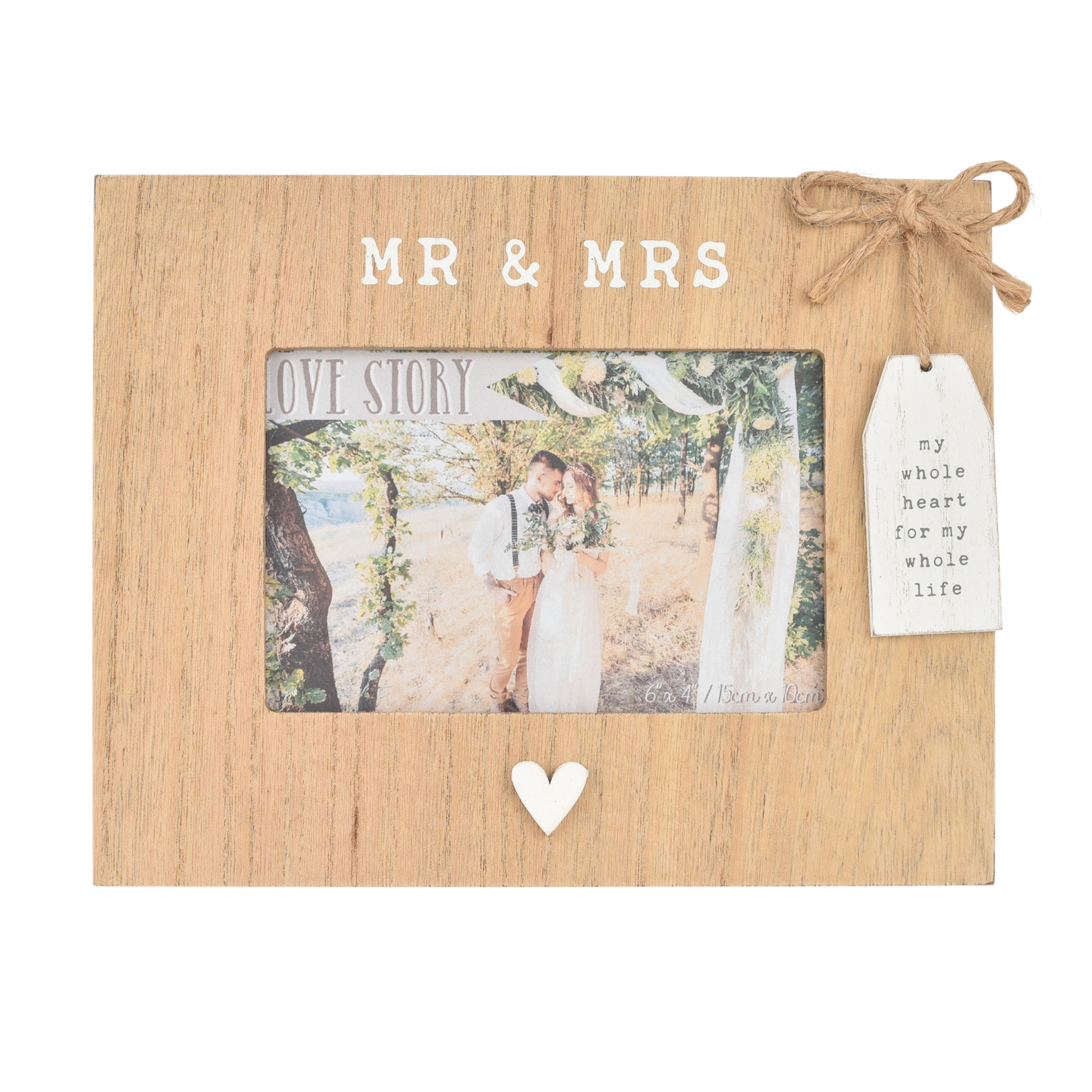 Love Story Photo Frame 6x4
