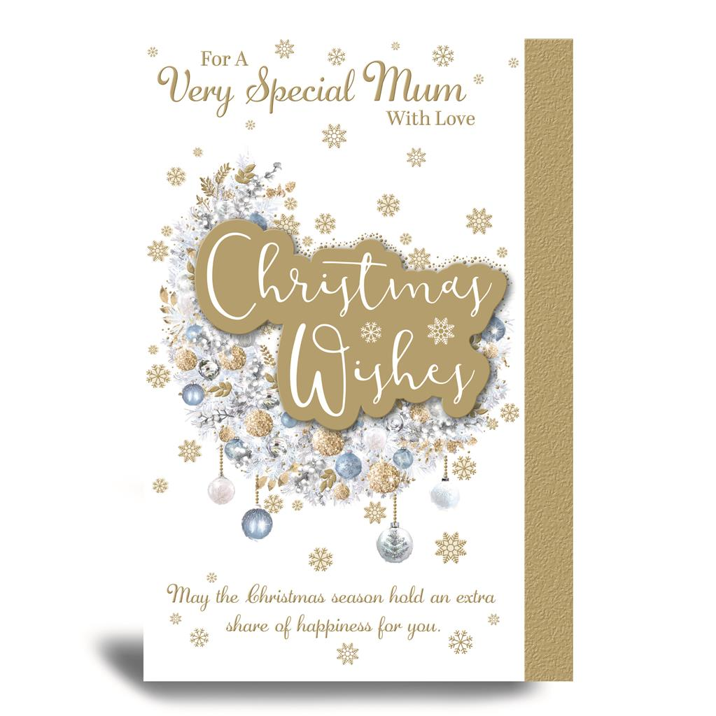 Prelude 6 Pack Cards C75 Christmas Mum Baubles