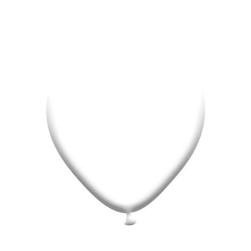 8pk Latex Balloons White