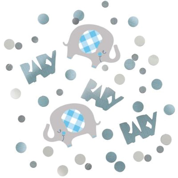 Blue Baby Elephant Confetti 5oz