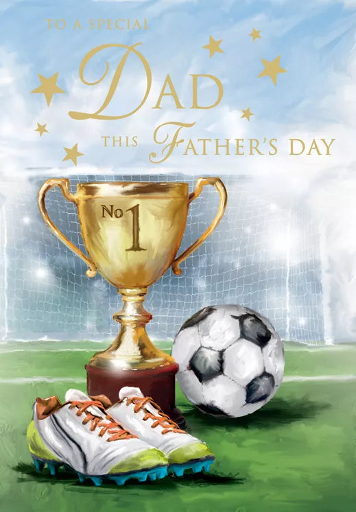 Set of six Regal Father's Day Dad cards featuring colorful designs and heartfelt messages, perfect for celebrating dad.