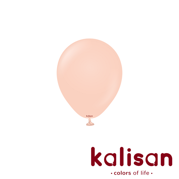 Kalisan Macaron Salmon 5" Latex Balloons 100pk
