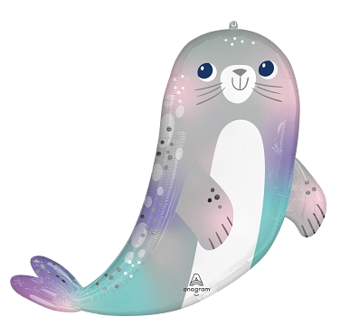 Anagram Under The Sea Seal 30" Foil Balloon