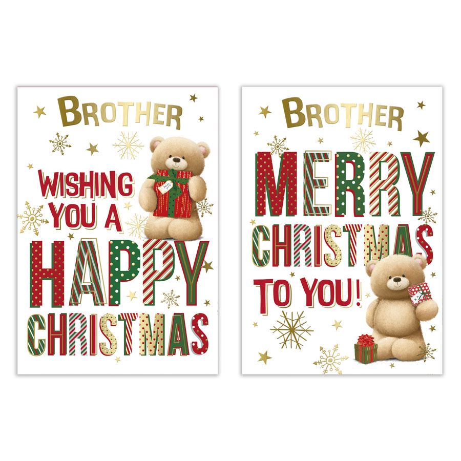 Poppyhill 12 Pack Cards C50 Christmas Brother