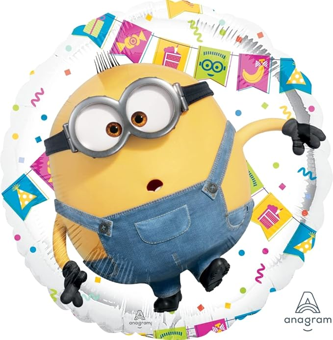 Anagram Minions 2 Otto 18" Round Foil Balloon