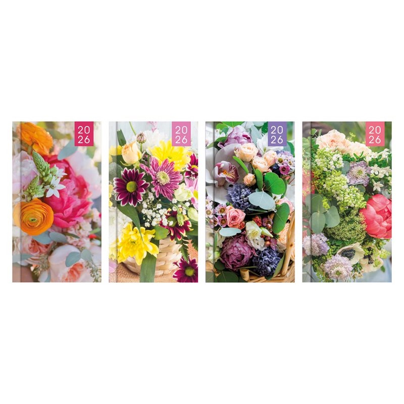 Diary Slim WTV Floral 2027 24pk