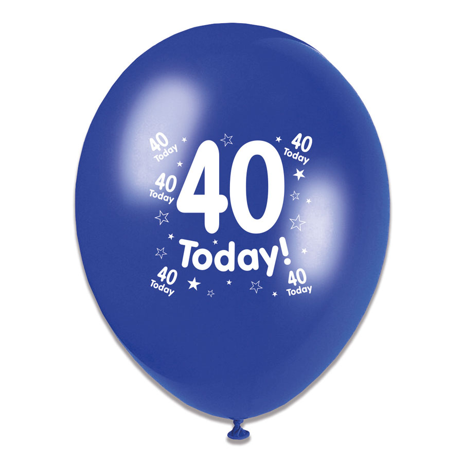Tiger Feet Age 40 Birthday 10" For Him 6x8pk