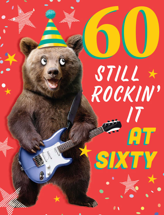 Regal 6 Pack Cards 8x6 Birthday Age 60