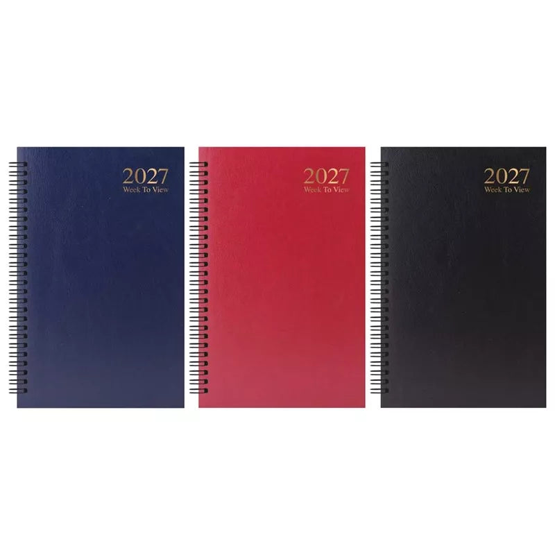 Diary A5 WTV Wiro Value 2027 12pk